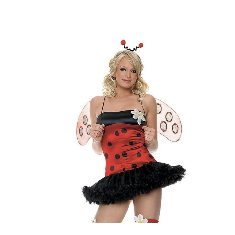 Leg Avenue Daisy Bug Costume 3 Piece Set w/ Wings, Women's XS***no stockings